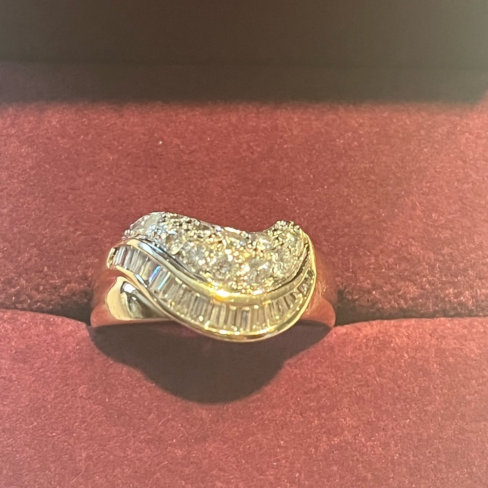 Beautiful Diamond and gold Woman’s ring. Just appraised at $2,155 Aug 1st.
